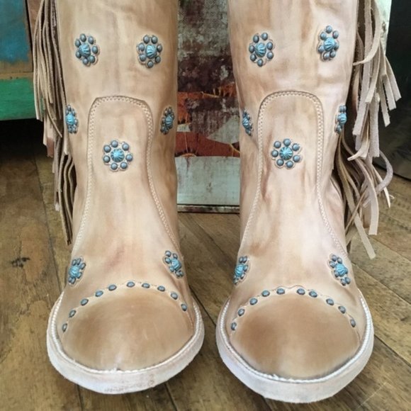 NIB Old Gringo Savannah Straw Fringe (10) - Picture 8 of 13